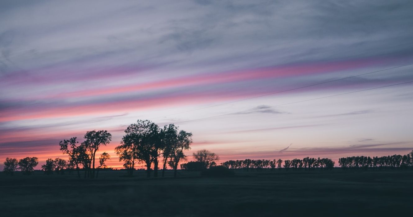 Sunset in Minot North Dakota