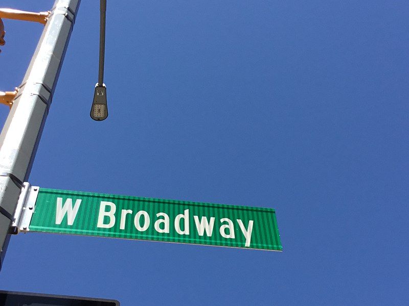 The Broadway Street Sign