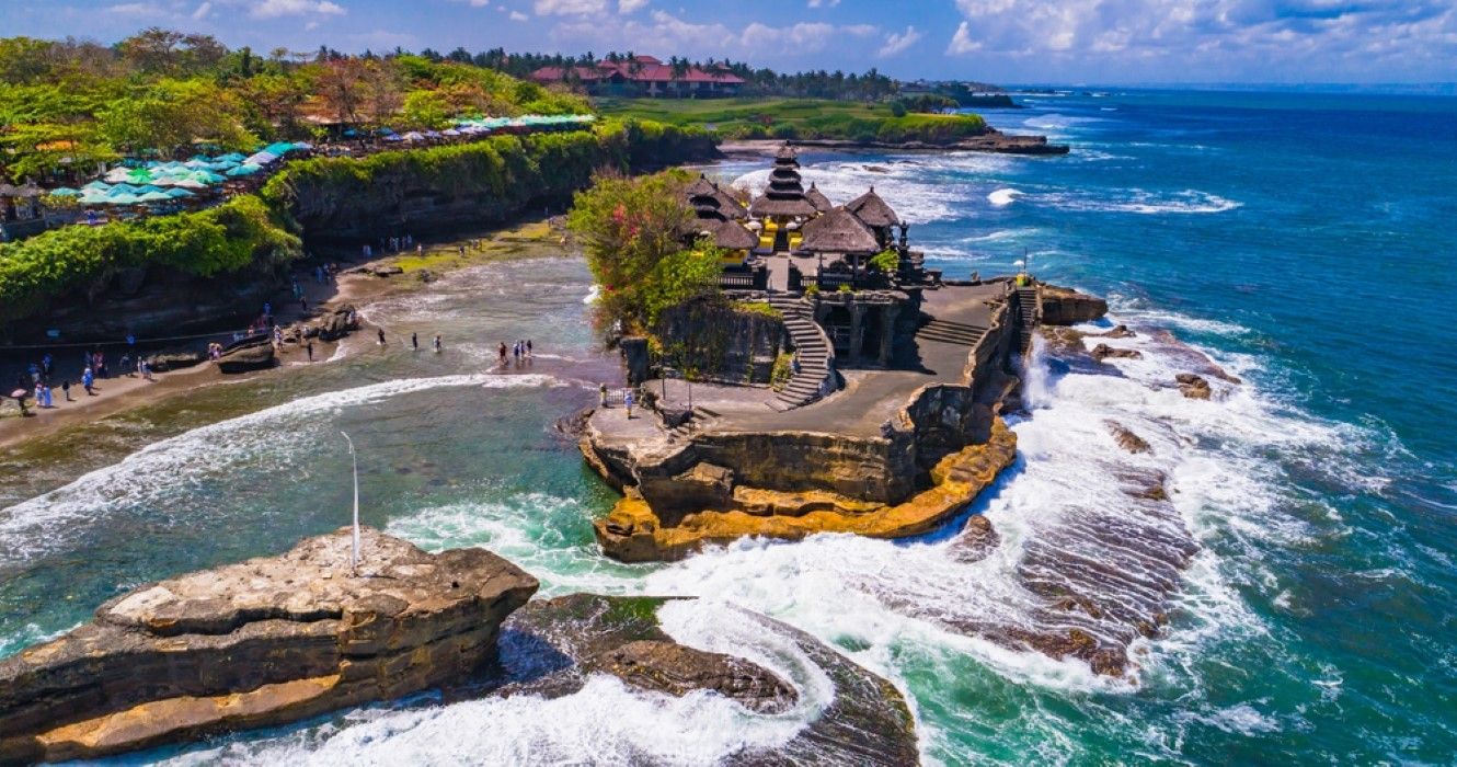 View of Tanah Lot Temple, Bali, Indonesia