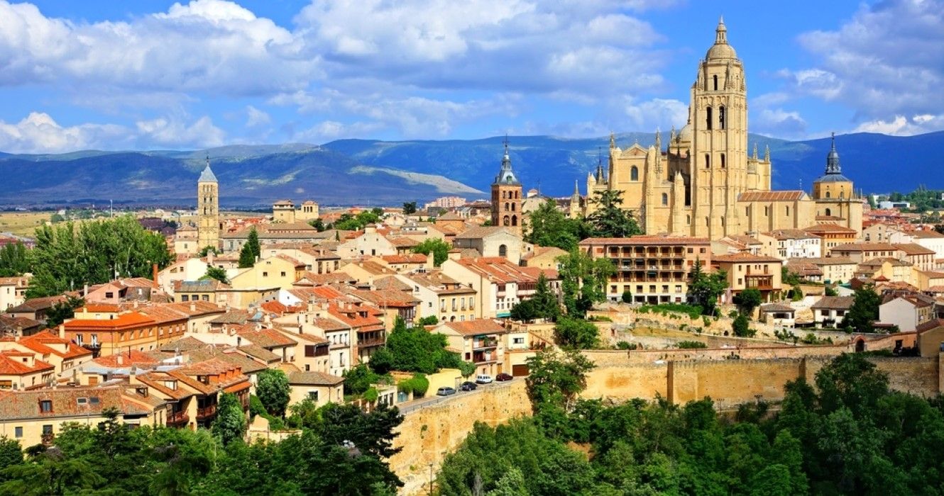 View of Segovia, one of the best cities in Spain 