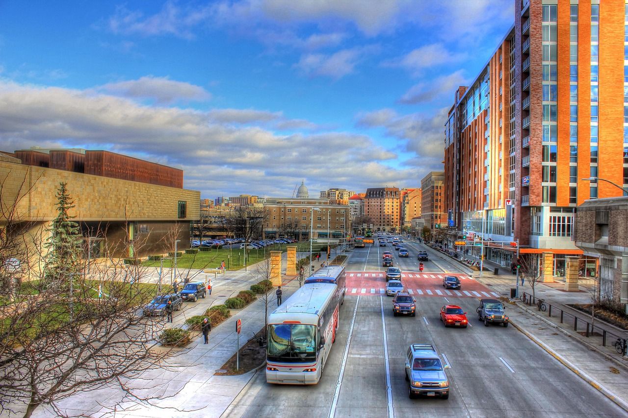 Cars on Langdon Street, Madison