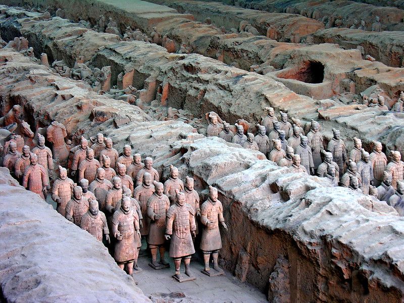 Exército de Terracota, Xi'an, China 