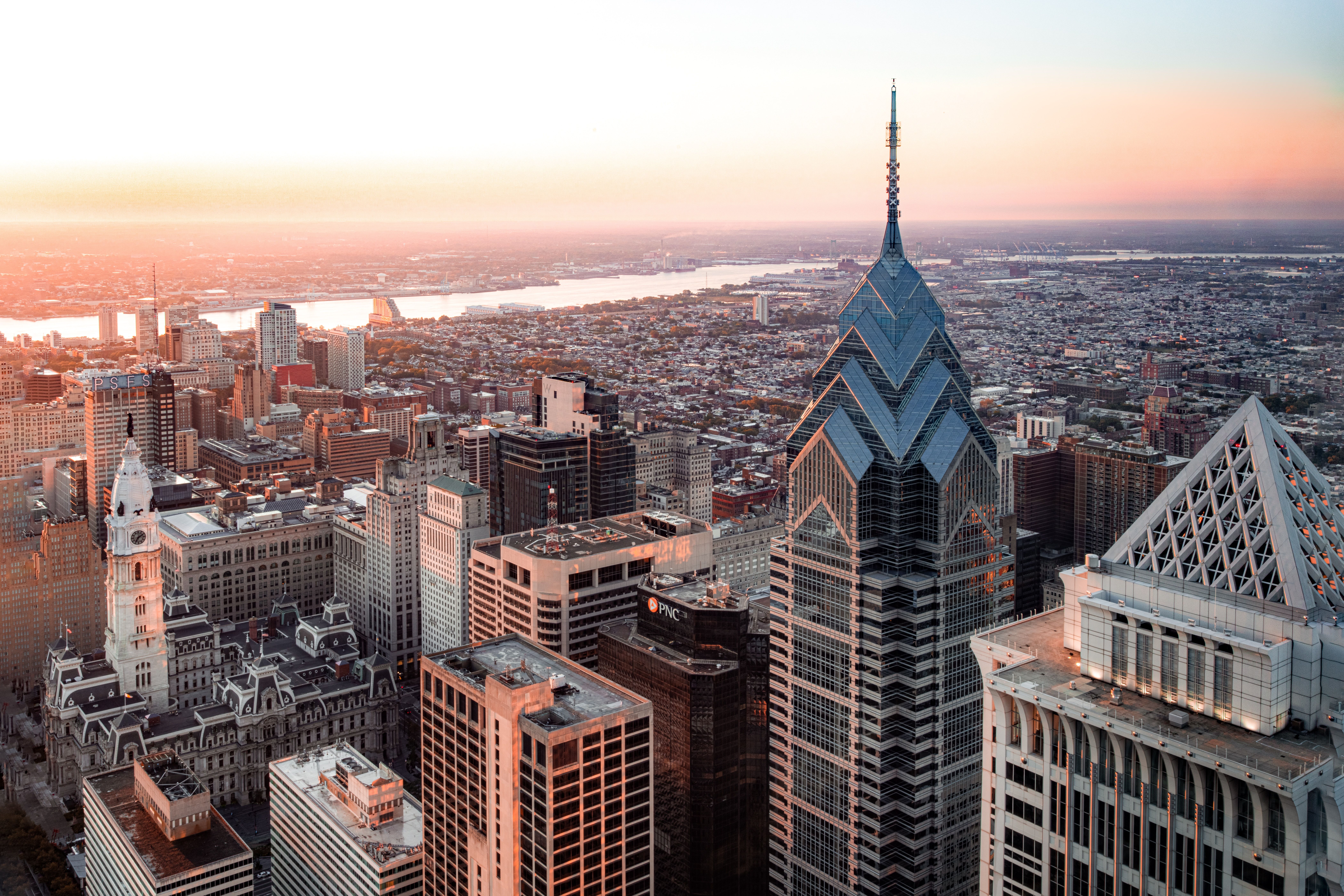 Aerial Photo of Philadelphia, The City of Brotherly Love