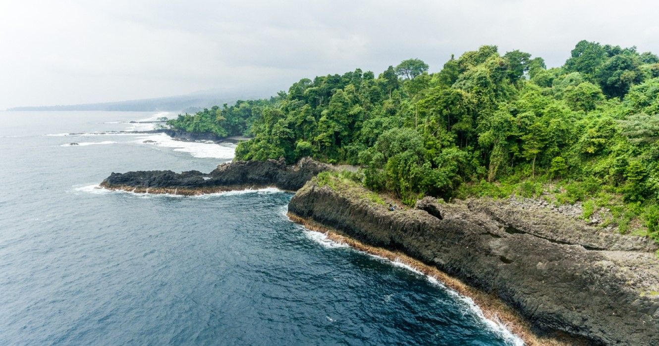 Equatorial Guinea's Jungle and ocean