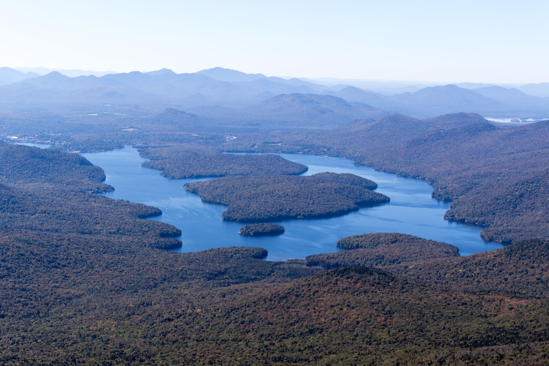 Lake Placid in the Adirondacks, New York