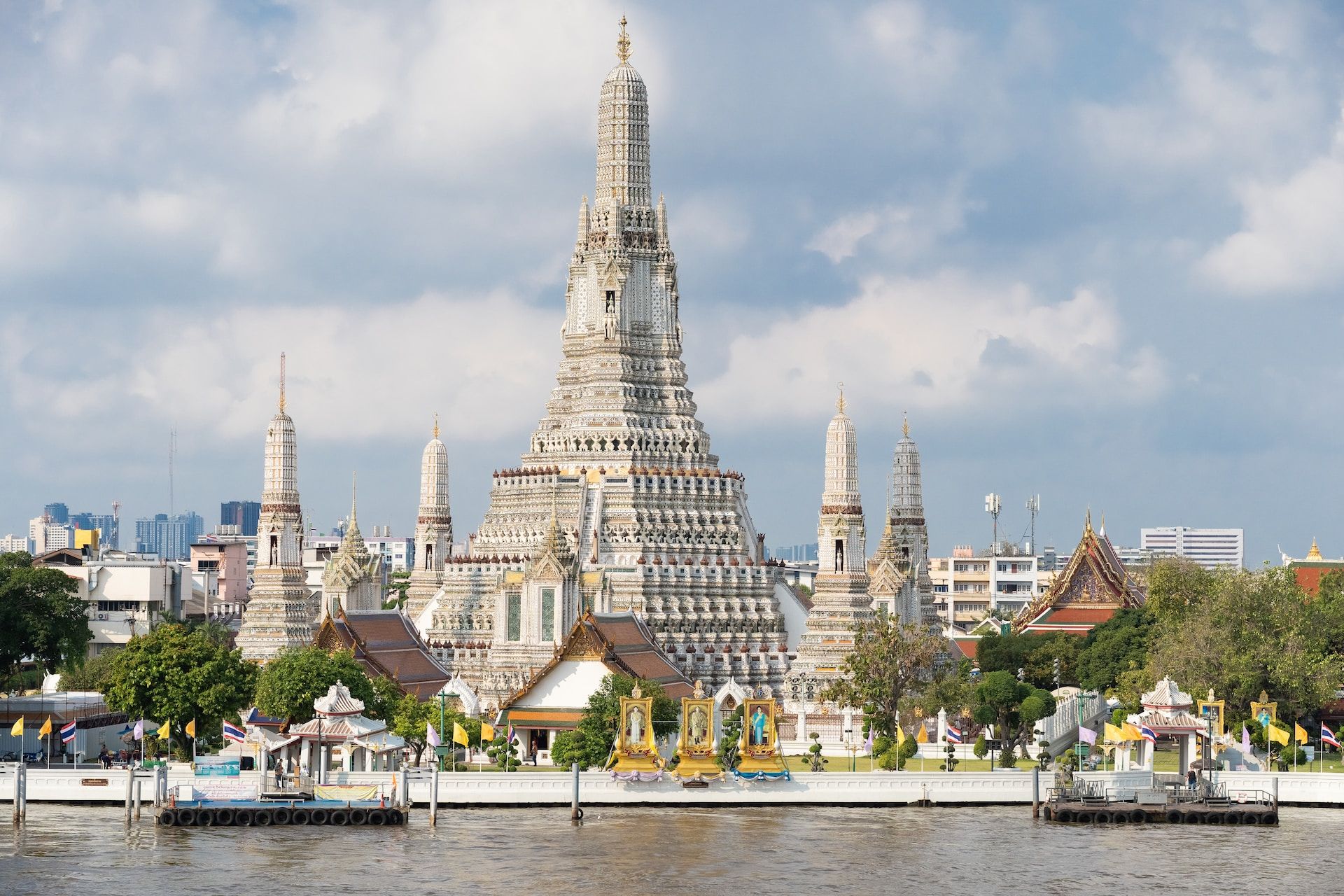 View of Wat Arun temple in Bangkok, Thailand