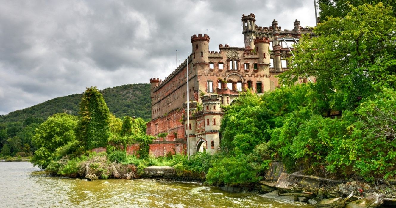 Bannerman Castle on Pollepel Island in the Hudson River, New York