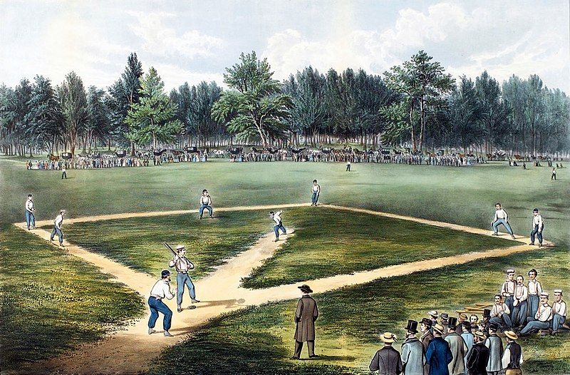 Elysian Fields in Hoboken, home to the very first baseball game.