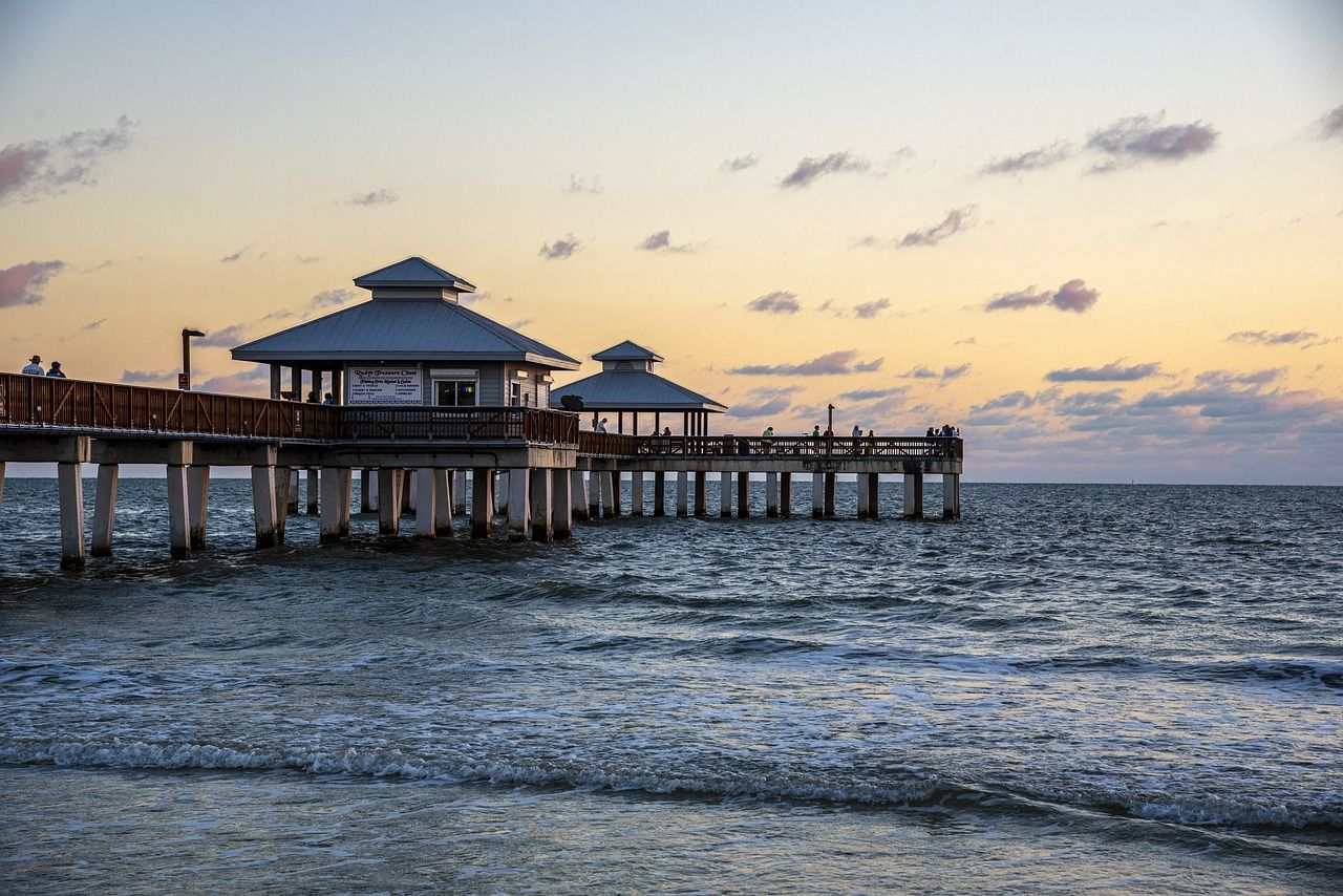 Beach Pier in Fort Myers, Florida