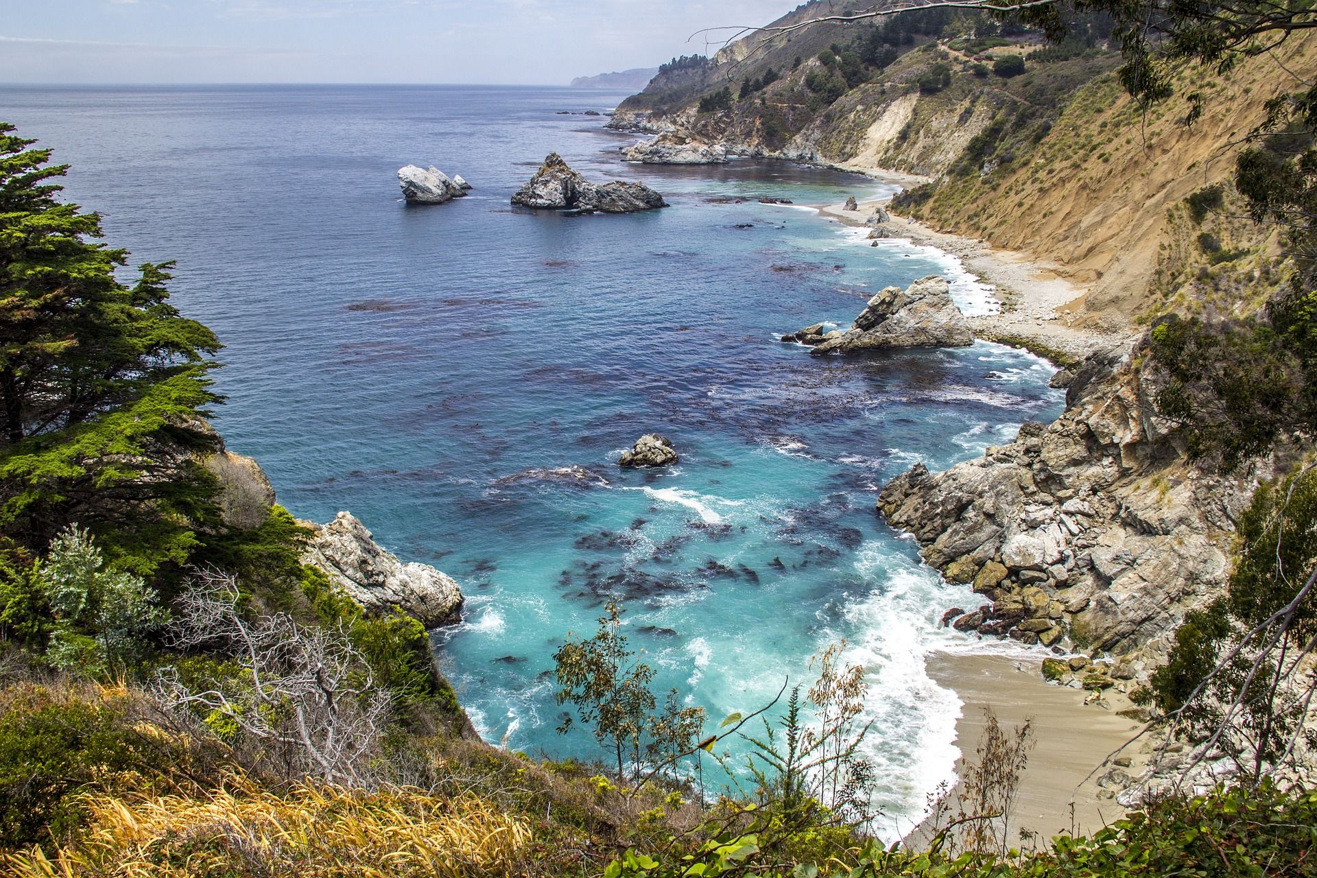 Praias de Big Sur, Califórnia 