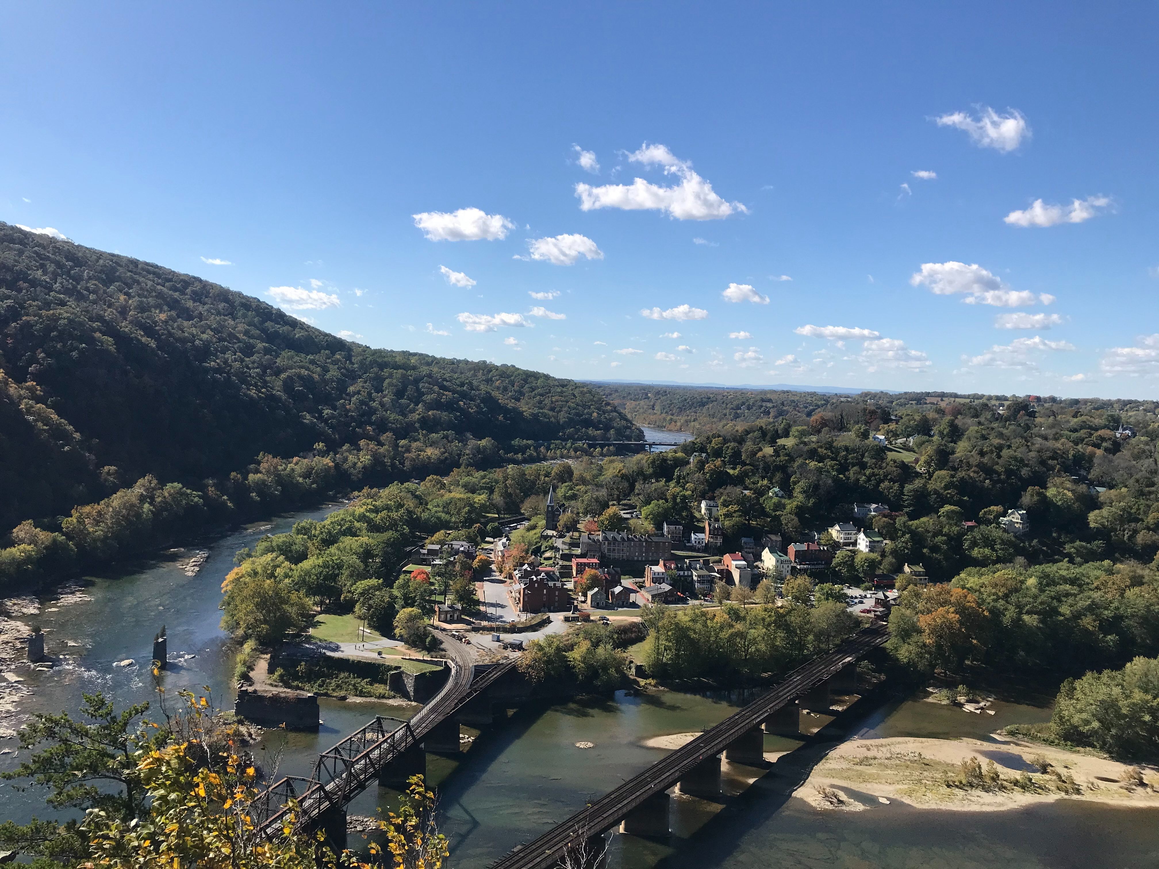 River forest town West Virginia town