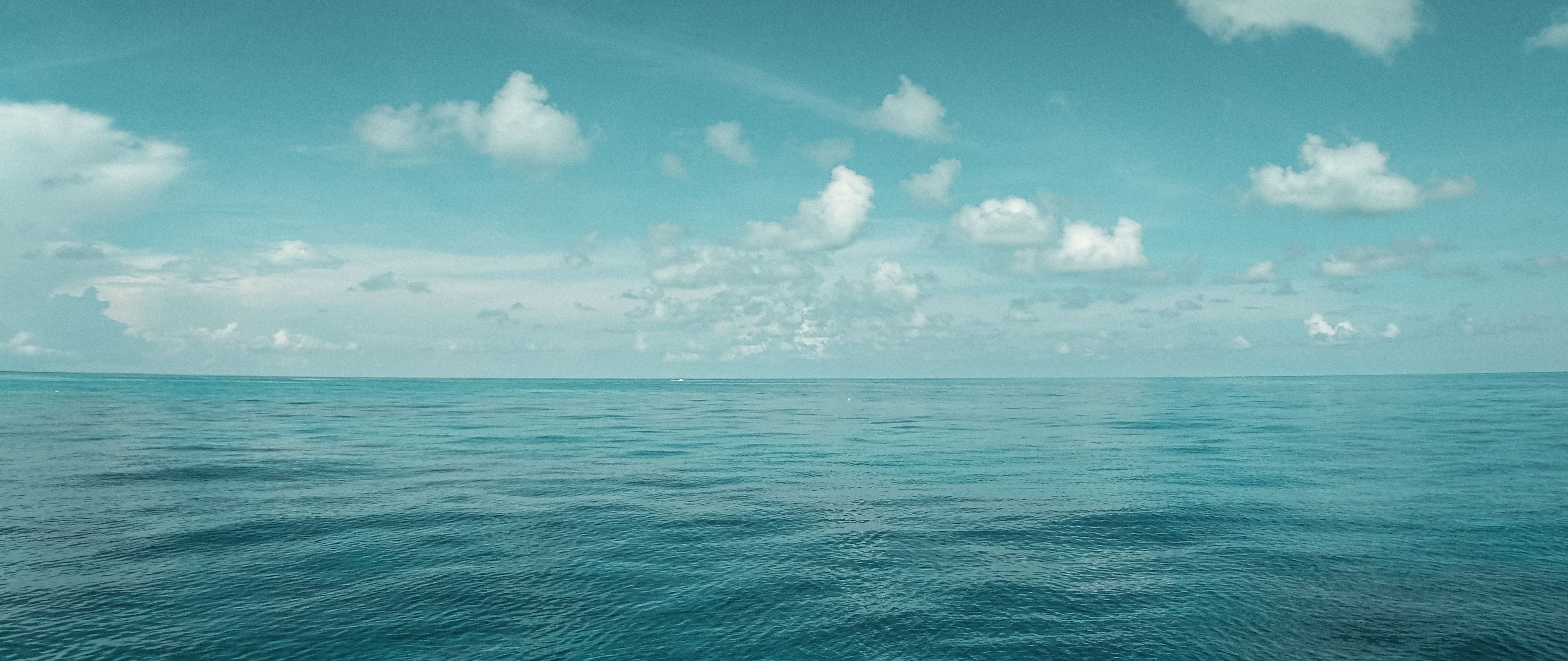 A calm ocean in Key Largo, Florida Keys, USA