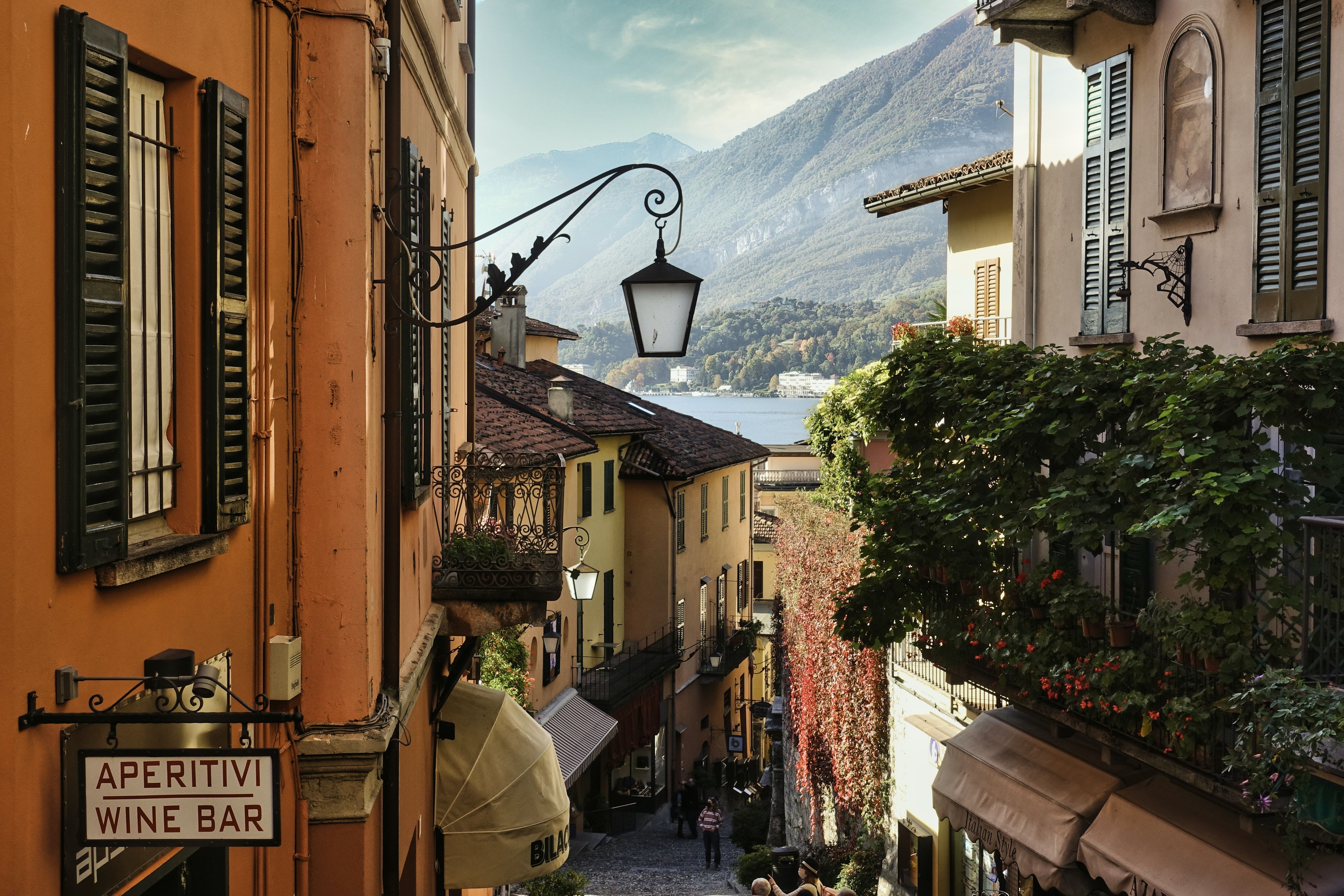 A street in Bellagio, Italy