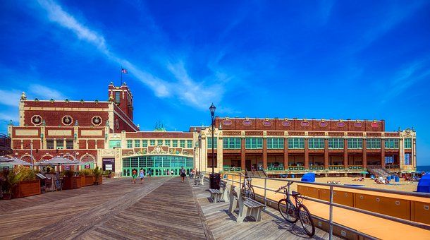 Convention Hall in Asbury Park, New Jersey, USA