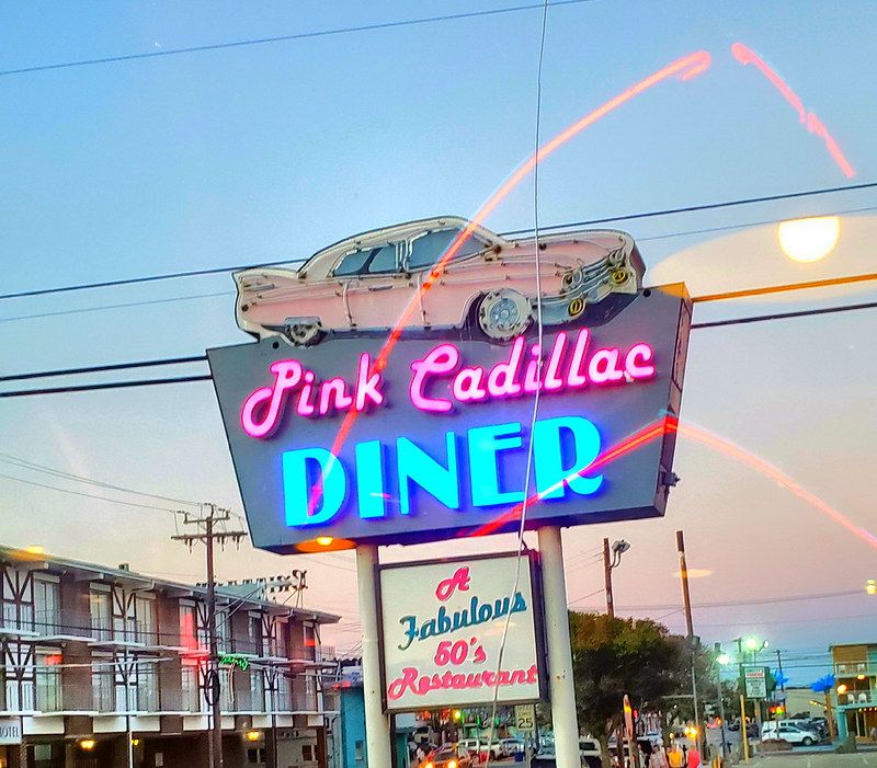 The Pink Cadillac Diner in Wildwood, New Jersey
