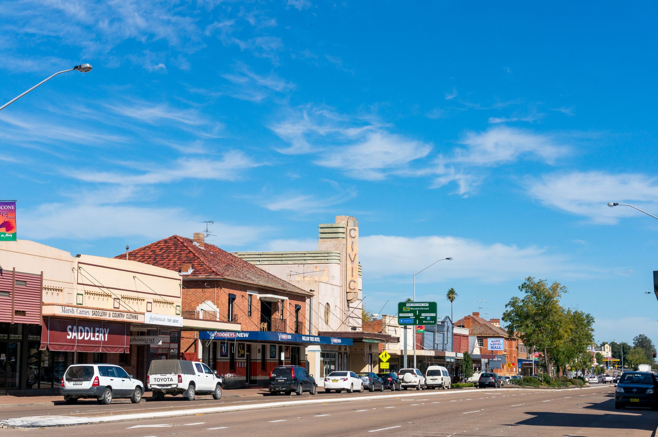   Cidade de Scone NSW, Austrália