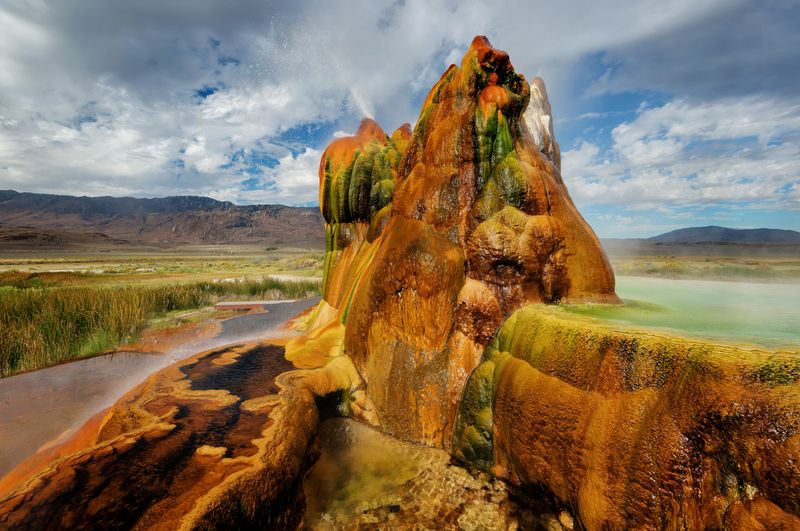 Nevada's Rainbow Fly Geyser Isn't Open To The Public, But Here's How To ...