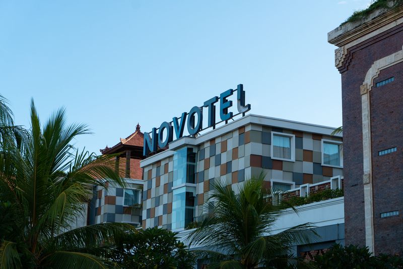 Sinal do hotel Novotel, Bali