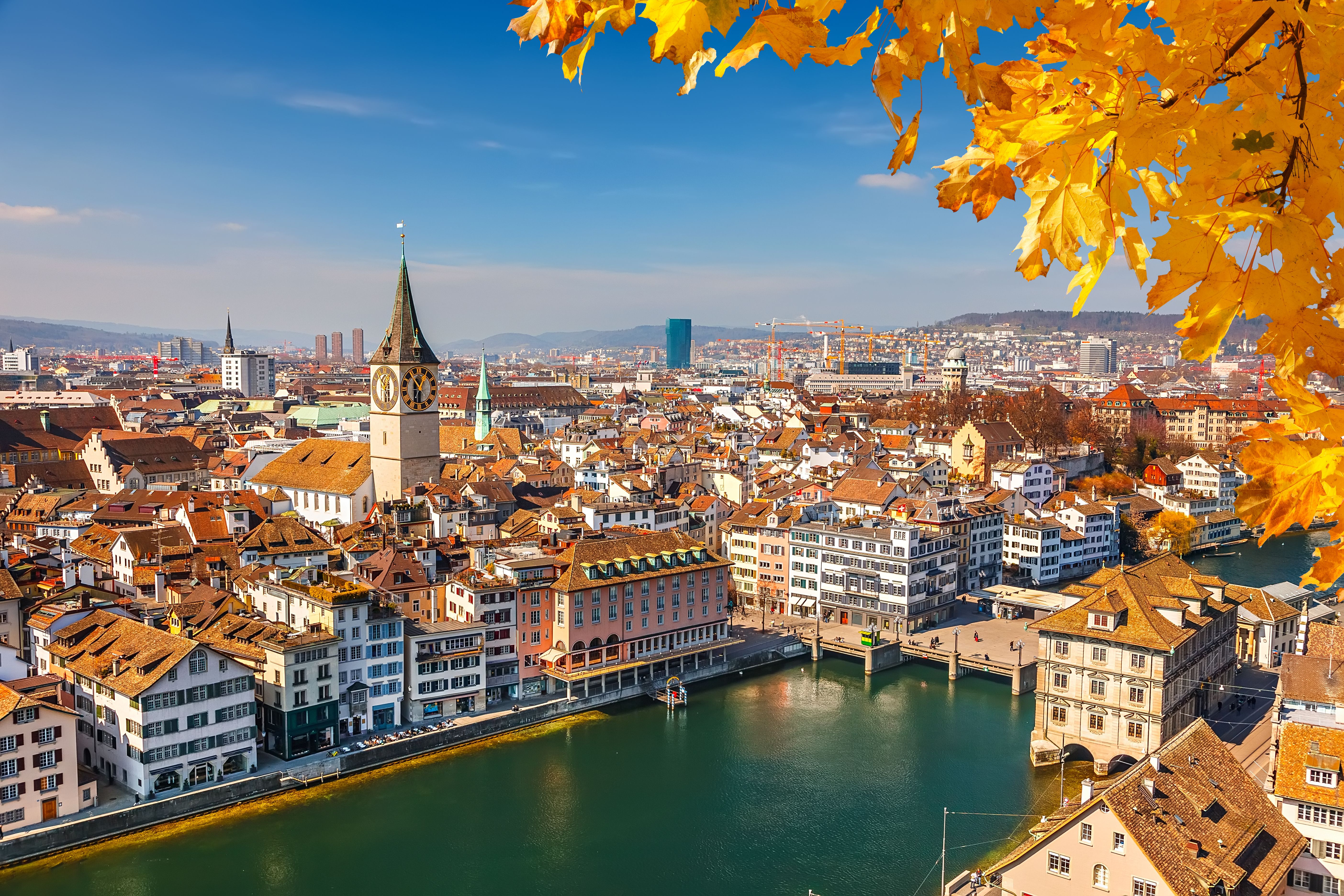 View of downtown Zurich, Switzerland