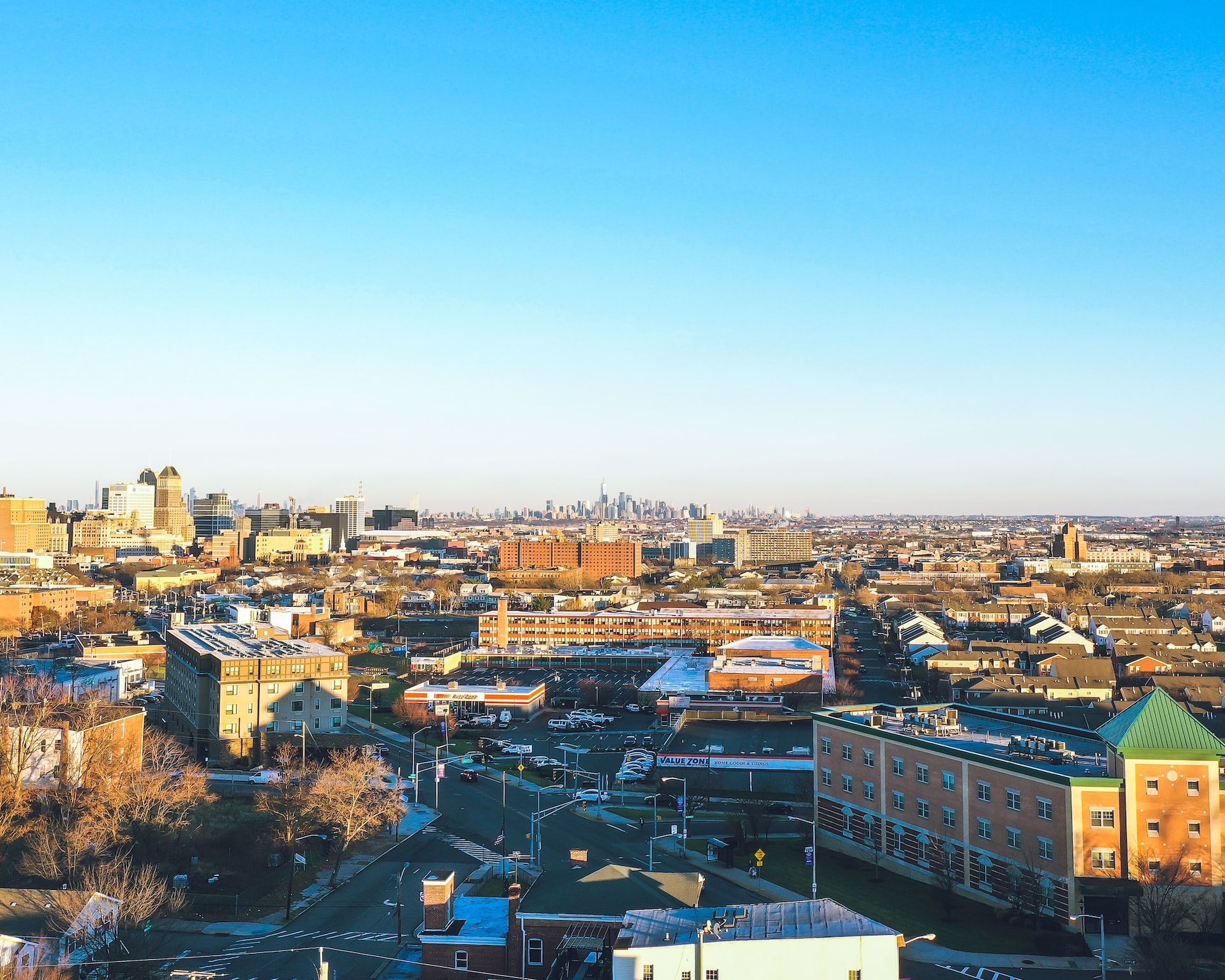 Aerial View of Newark, New Jersey