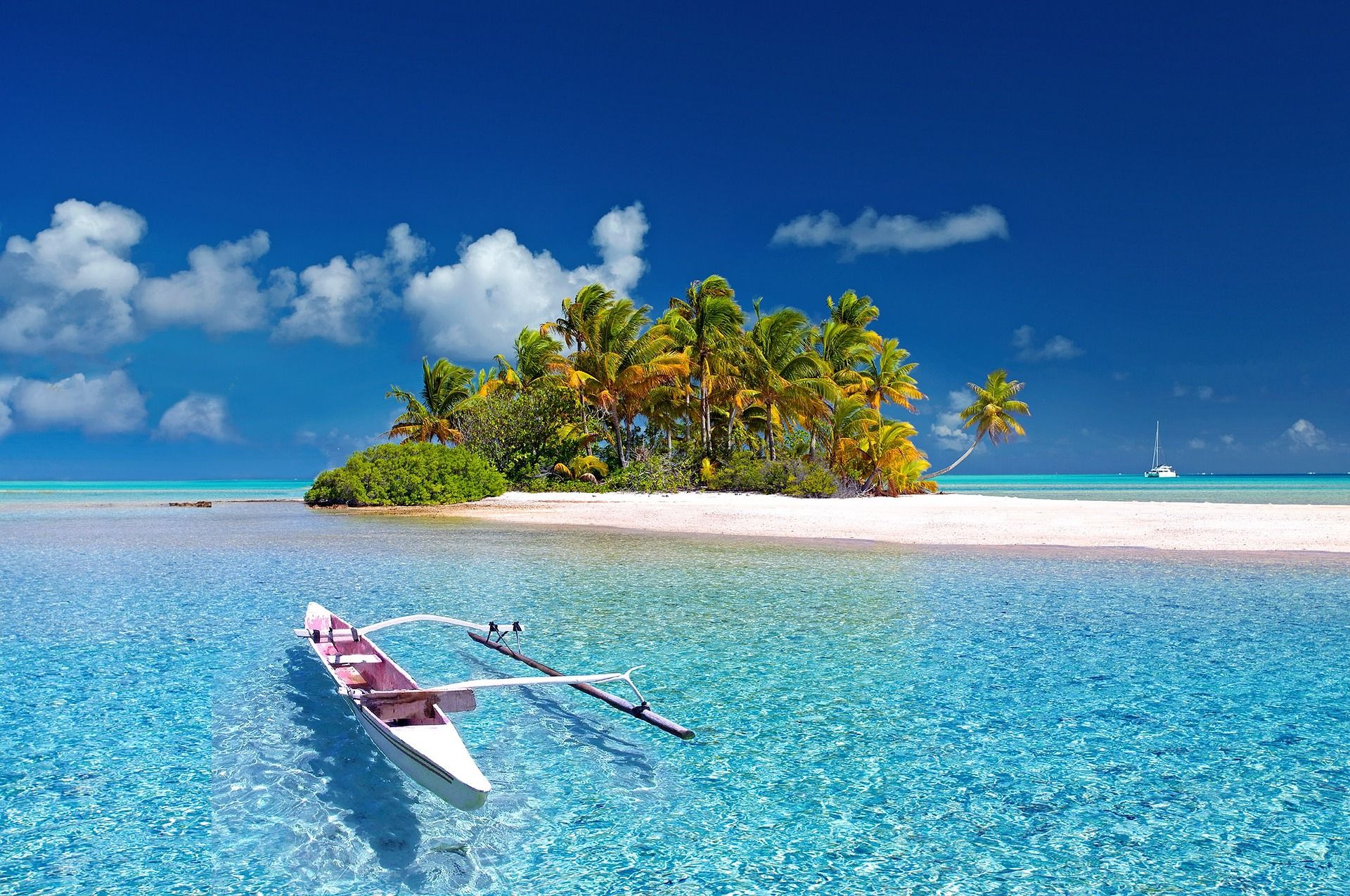 An island in Polynesia