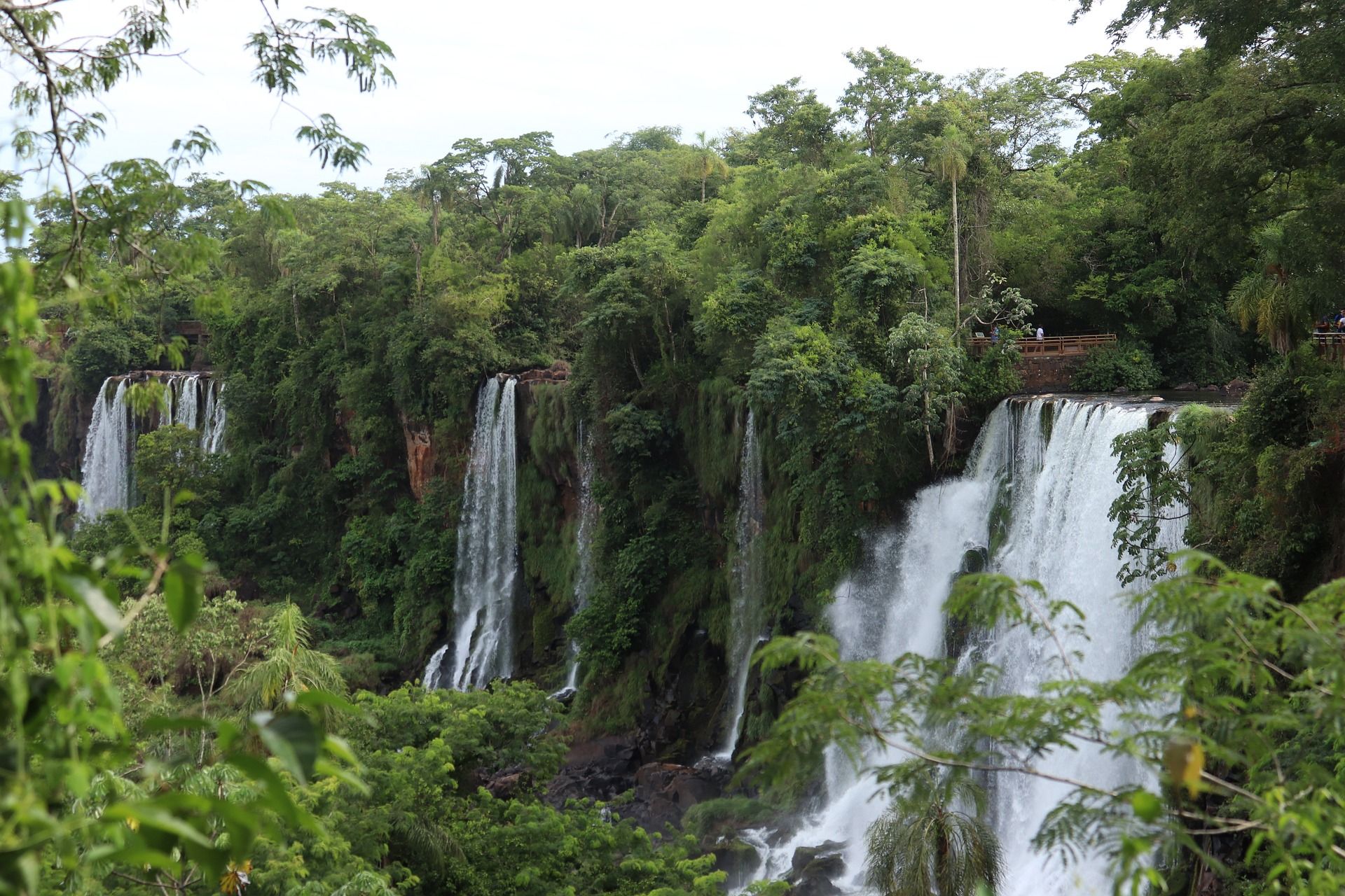 As colinas das Cataratas do Iguaçu
