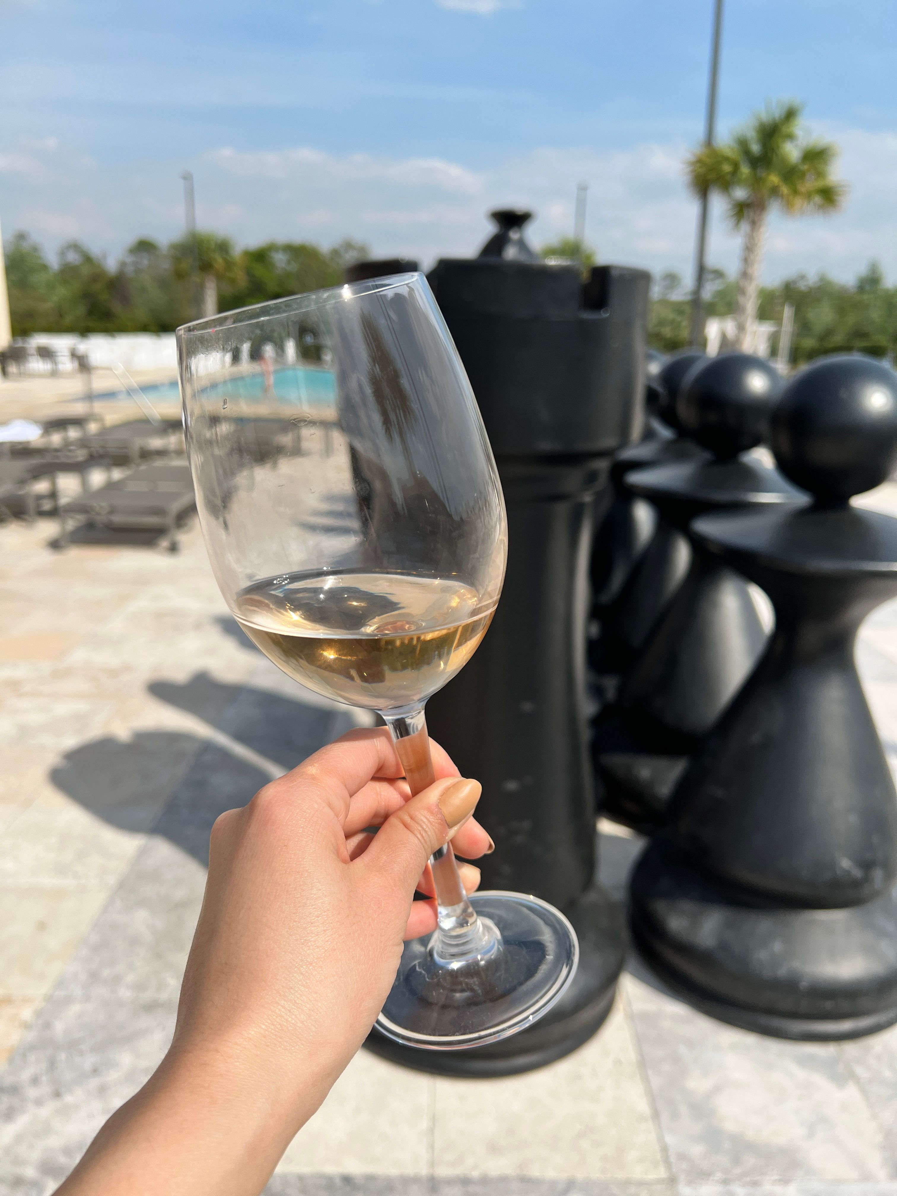 Wine and Outdoor Chess Set at the Magic Village Views