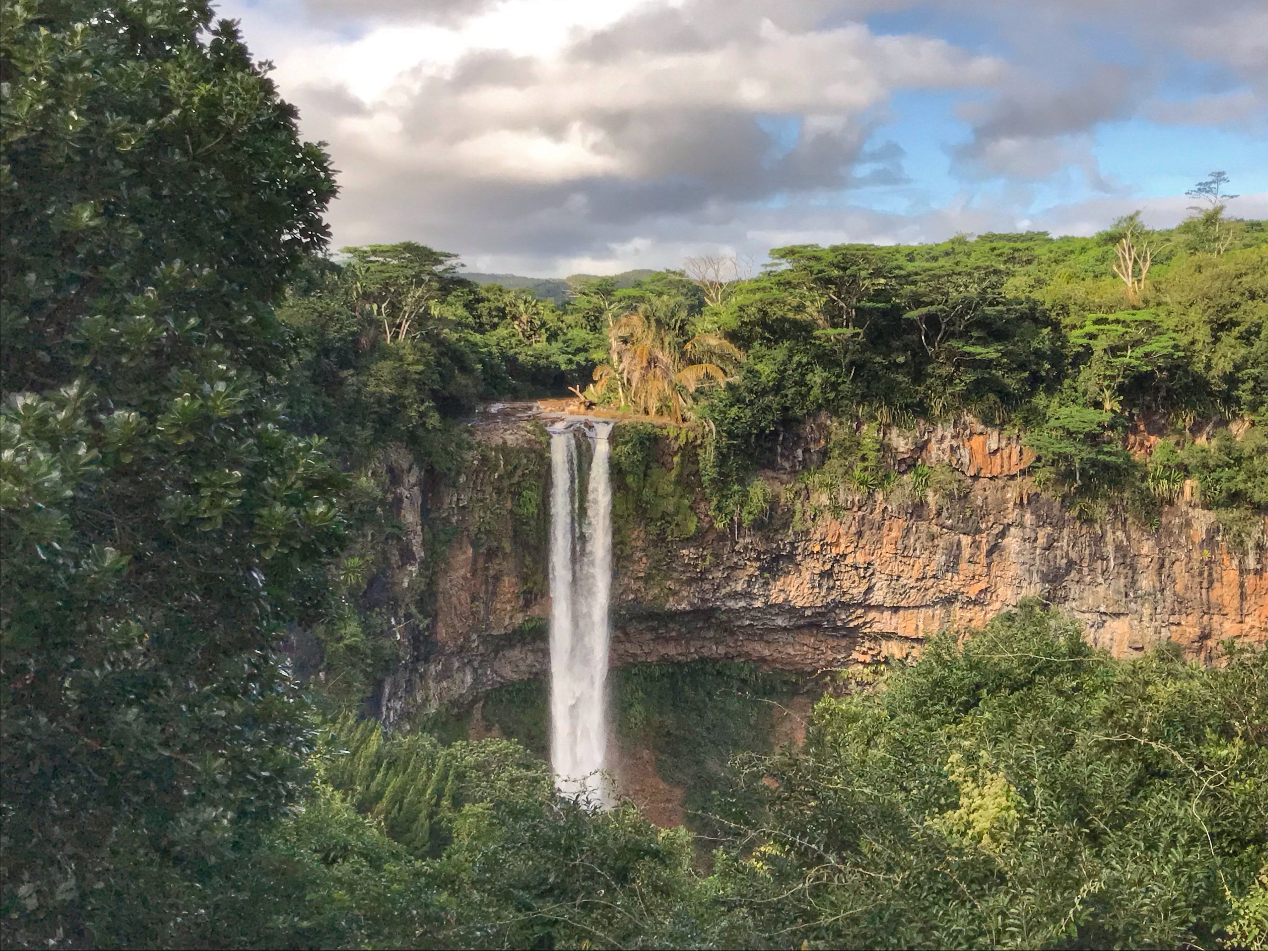 Stunning waterfalls in Mauritius
