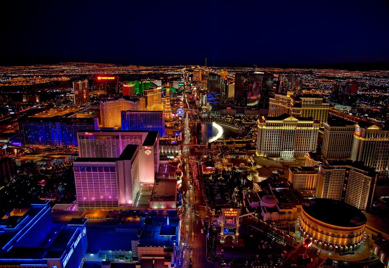 Centro de Las Vegas à noite