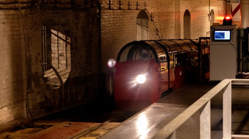 Mail Rail Train In London