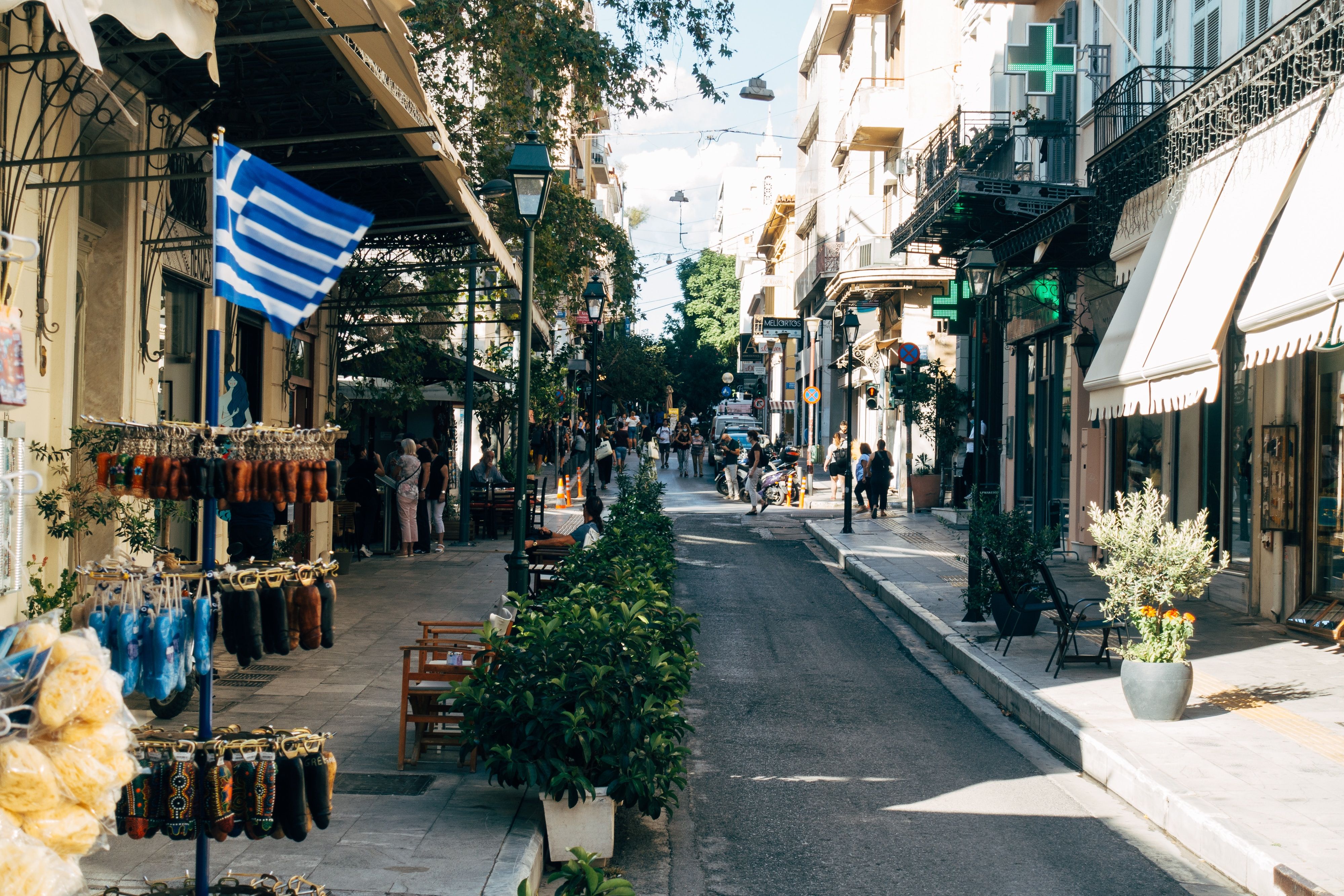 Ruas de Atenas, Grécia