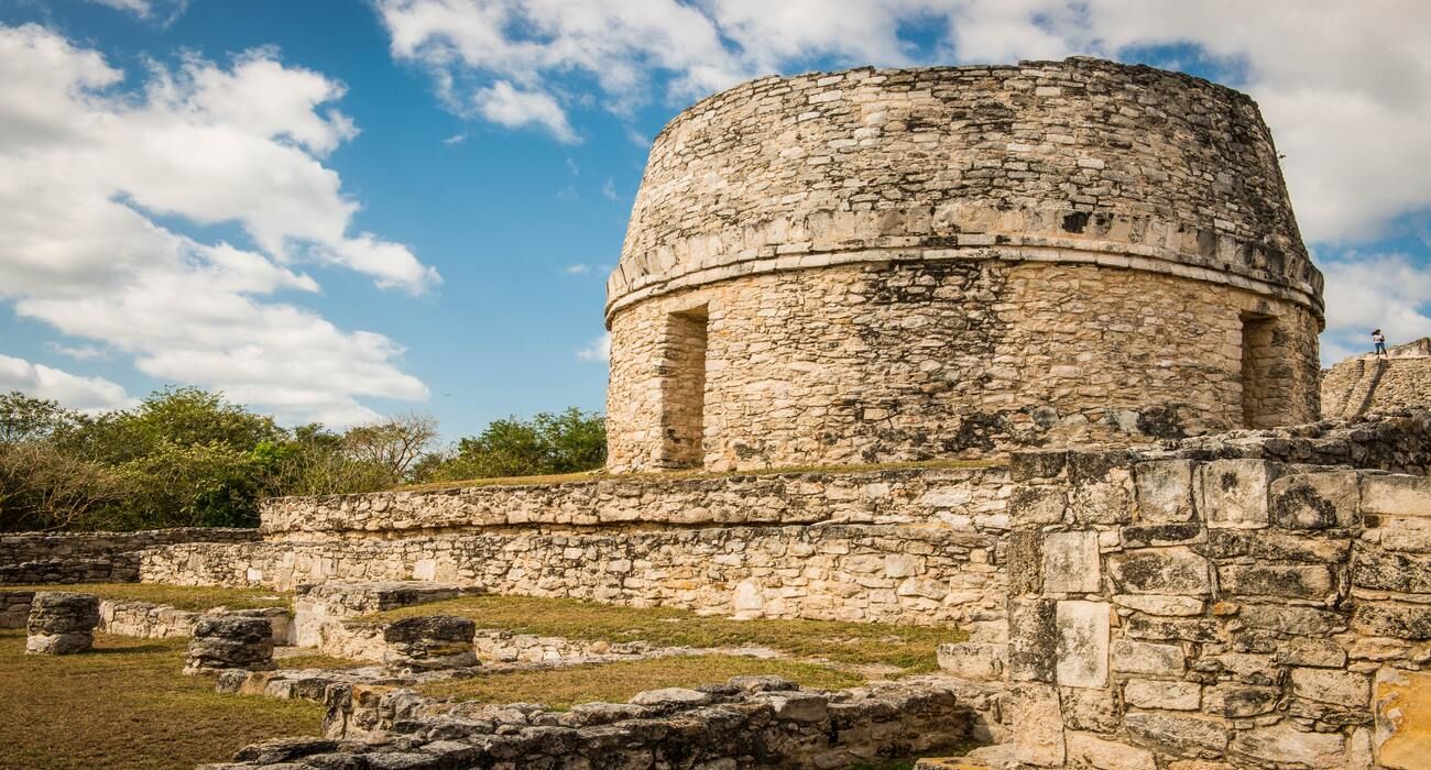 Mayapan Ruins In Yucatan, Mexico
