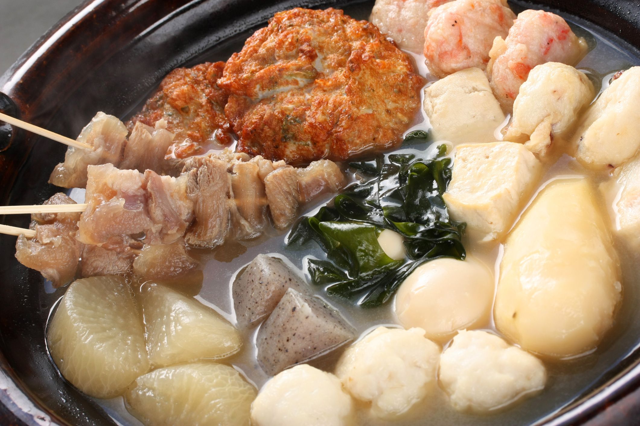 Oden Soup, a famous winter dish in Japan.