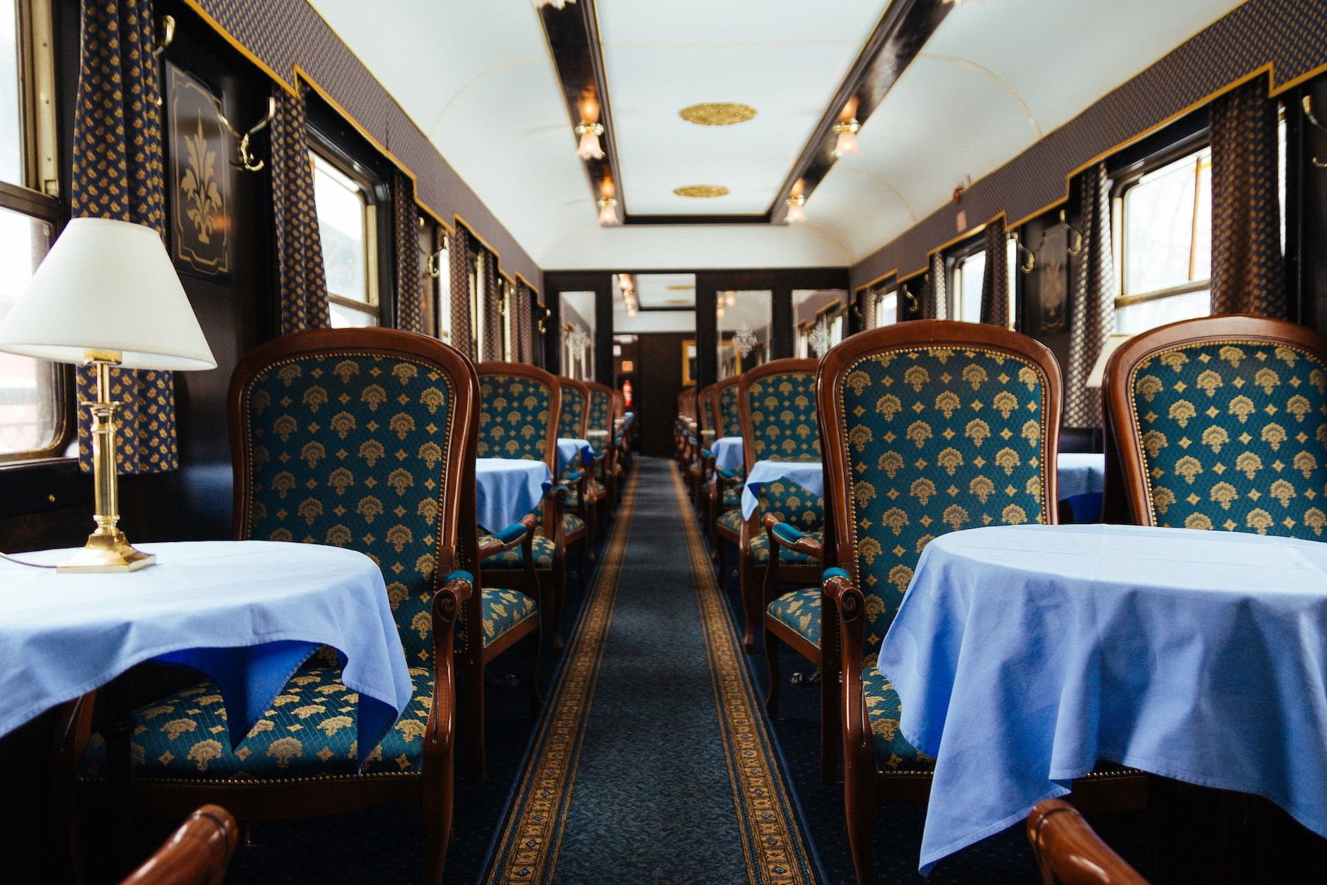 Orient Express train interior