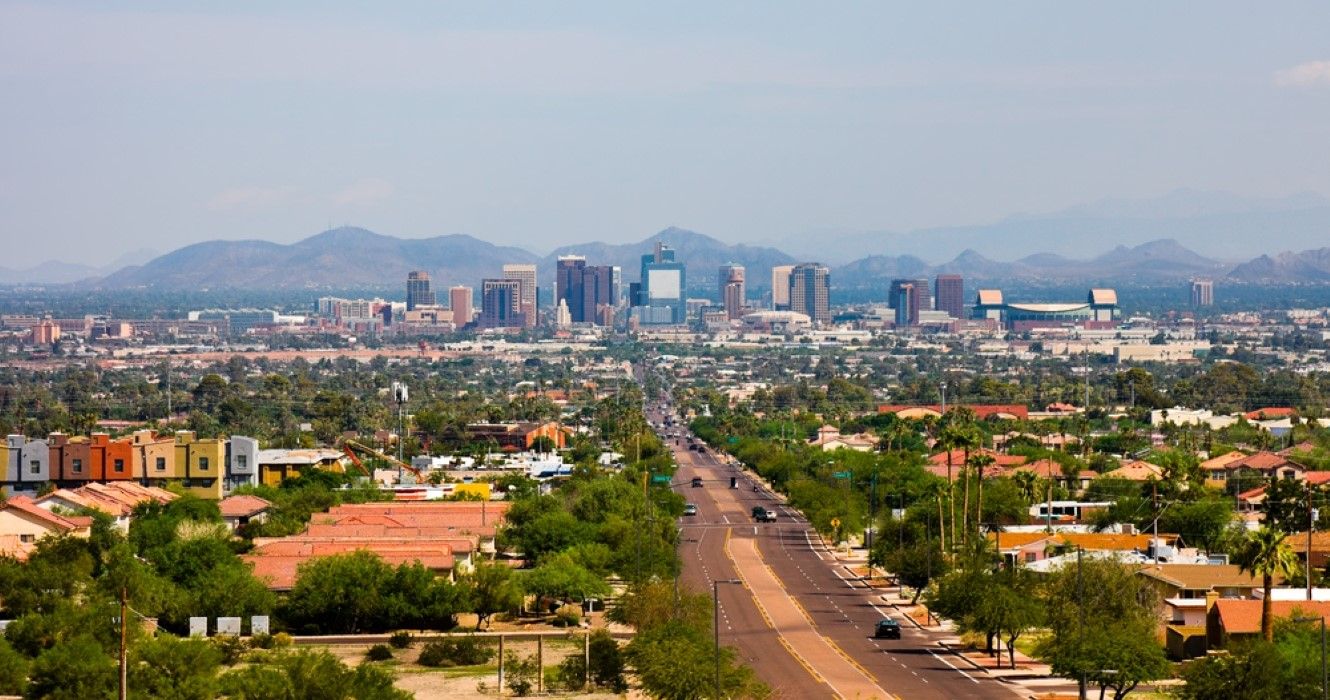 Panoramic view of Phoenix, Arizona