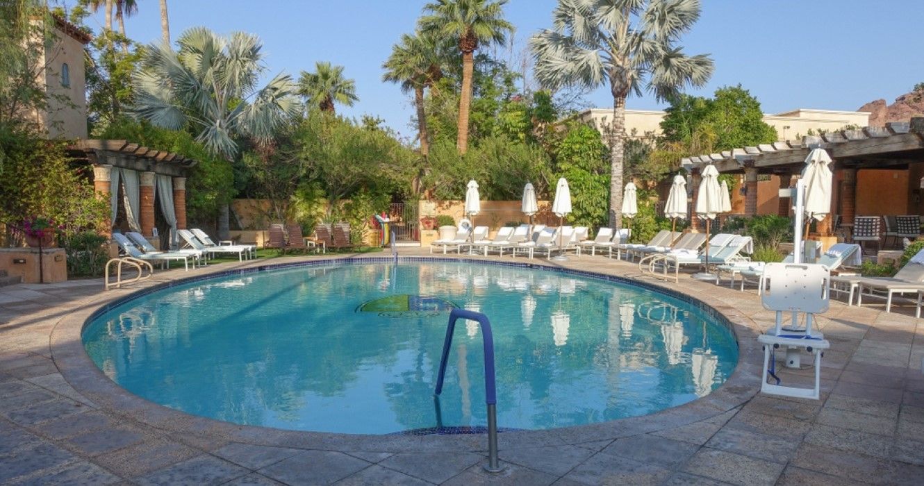Pool at the historic Royal Palms resort in Phoenix, Arizona