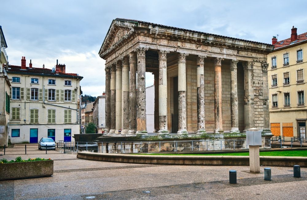 Roman temple of Augustus in Vienne
