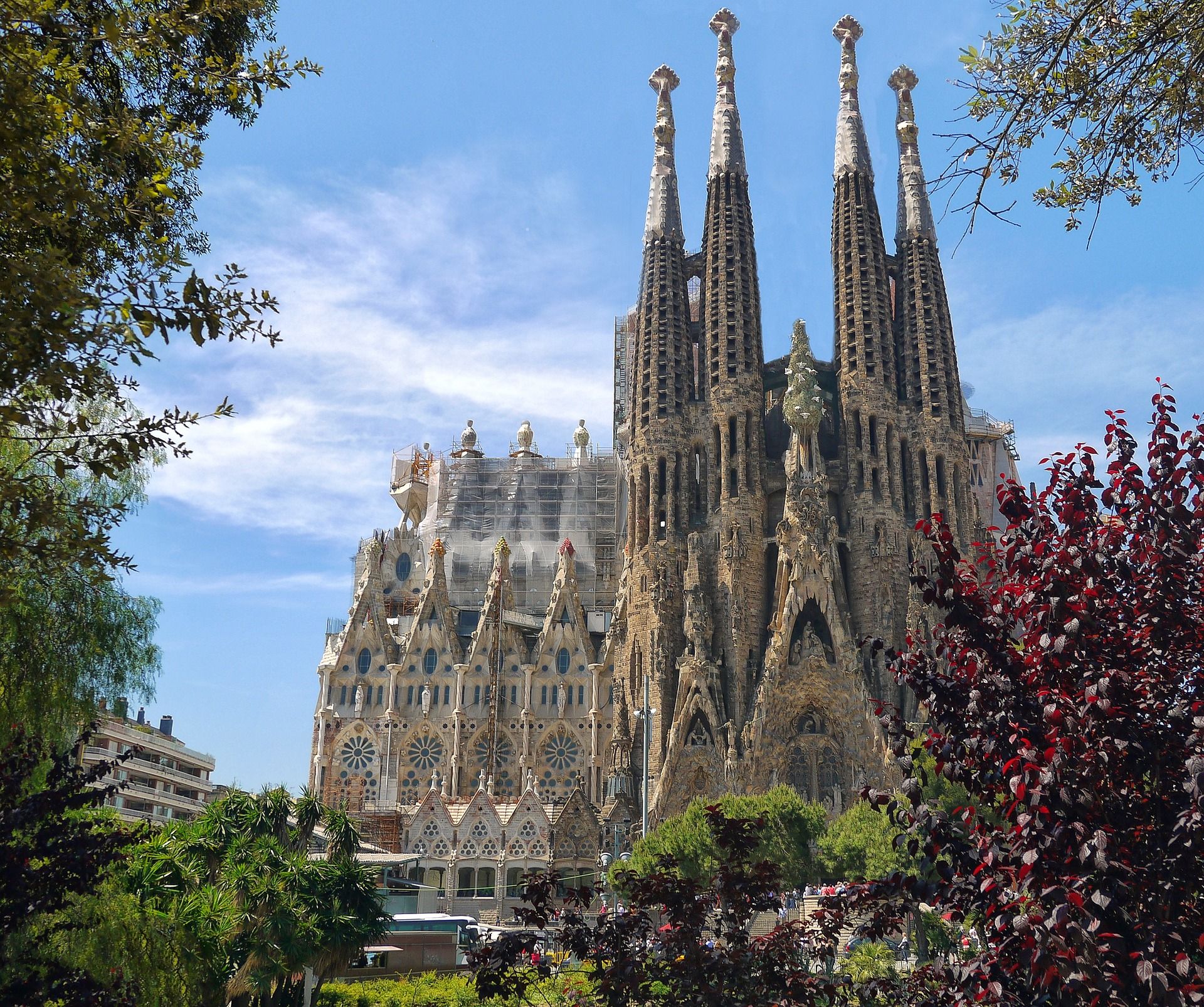 Famous building of La Sagrada Familia, Barcelona
