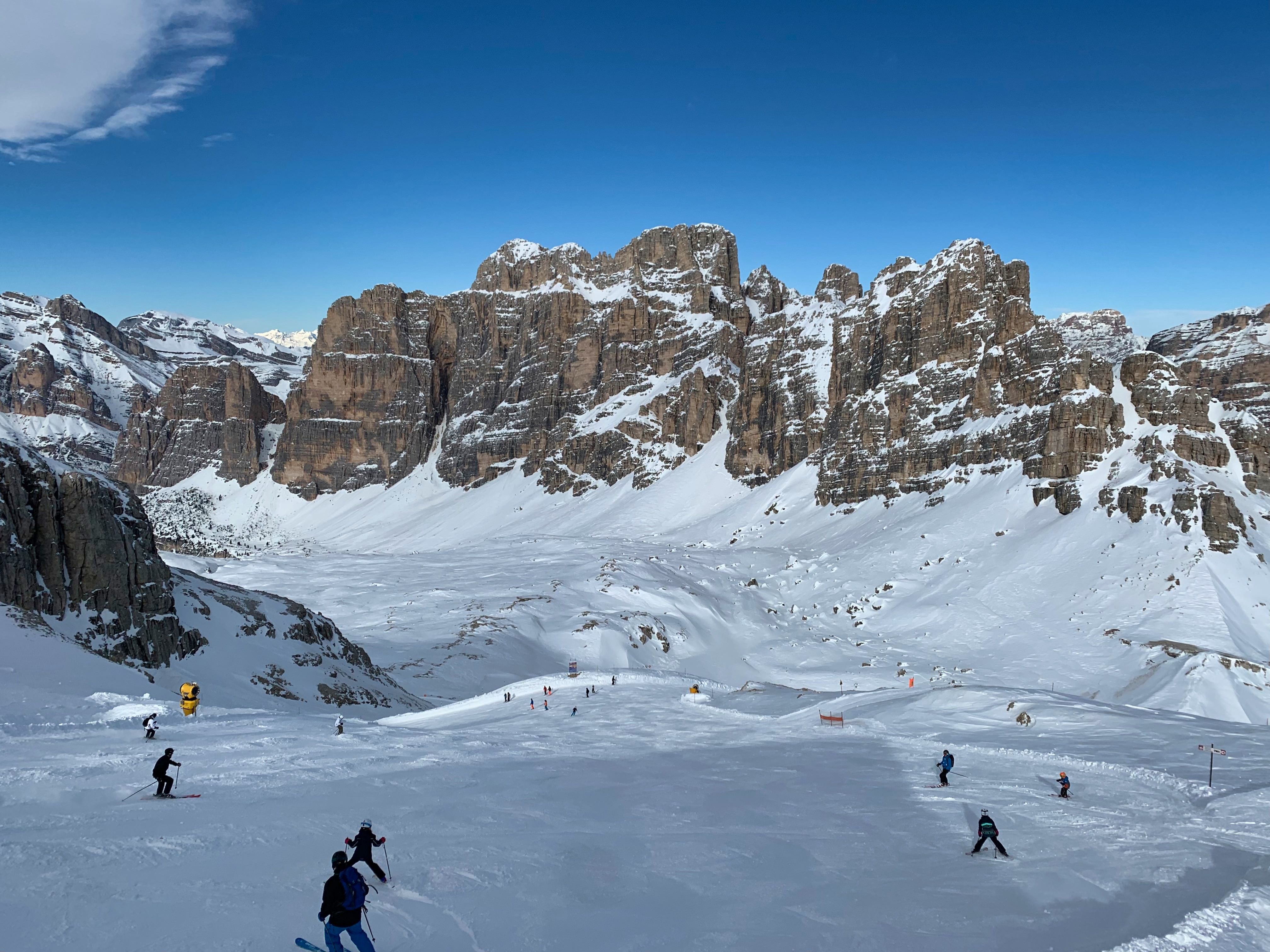 Skiing in Cortina d