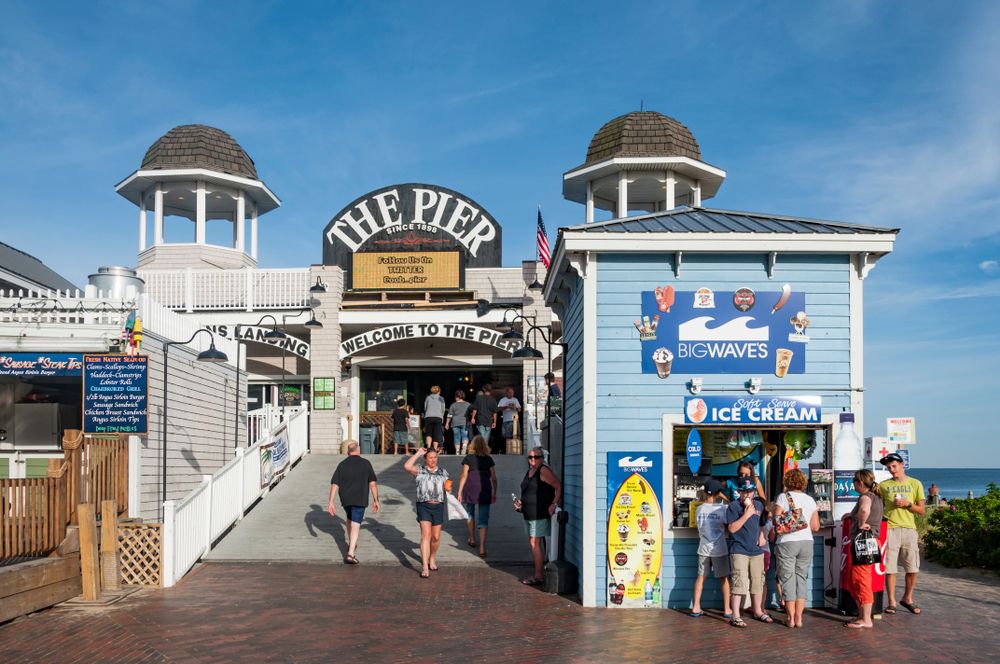Old Orchard Beach Pier entrance