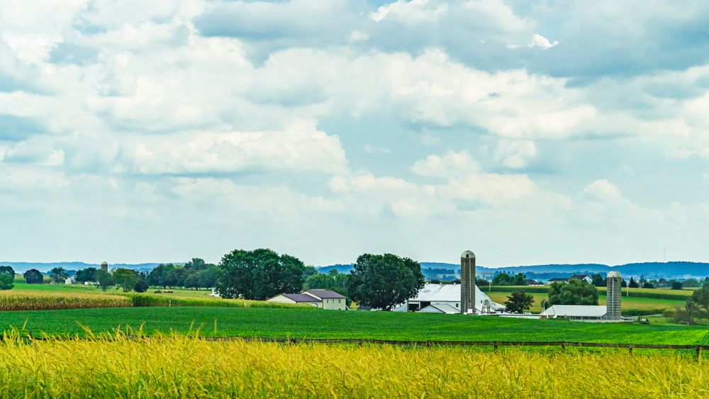 Amish country farm in Lancaster