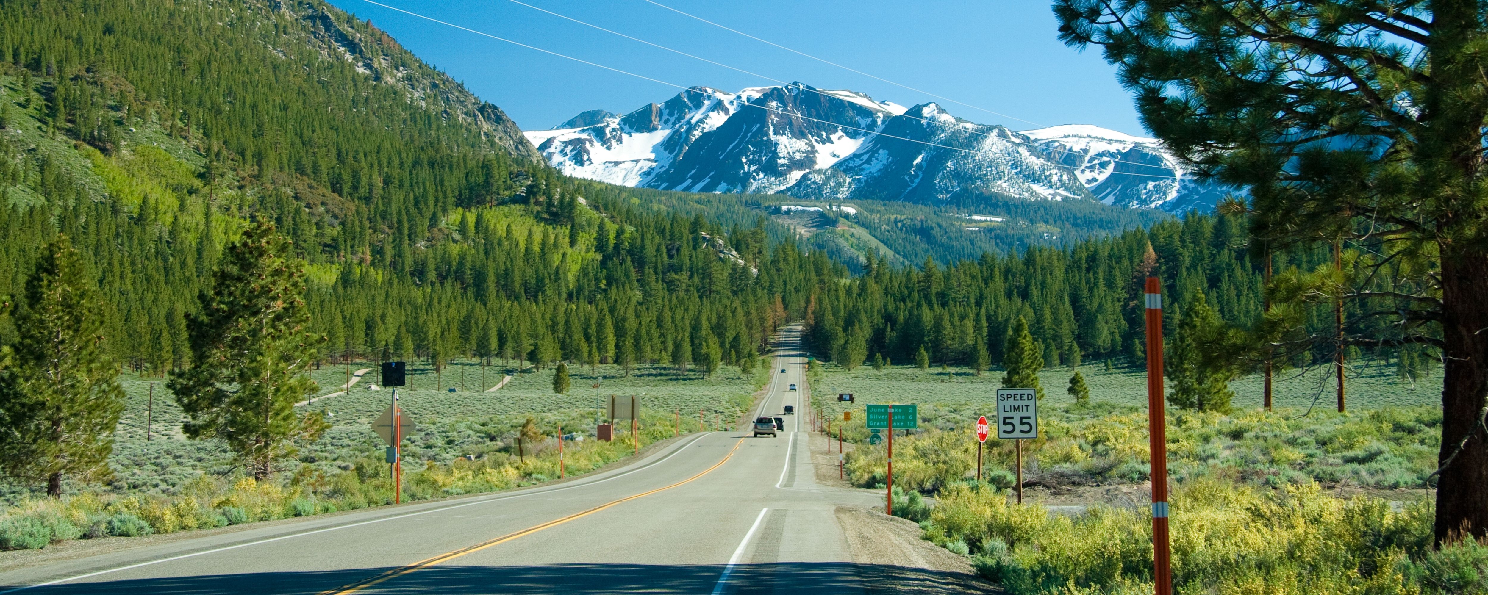 View at June Lake Loop, close to Yosemite Tioga Pass