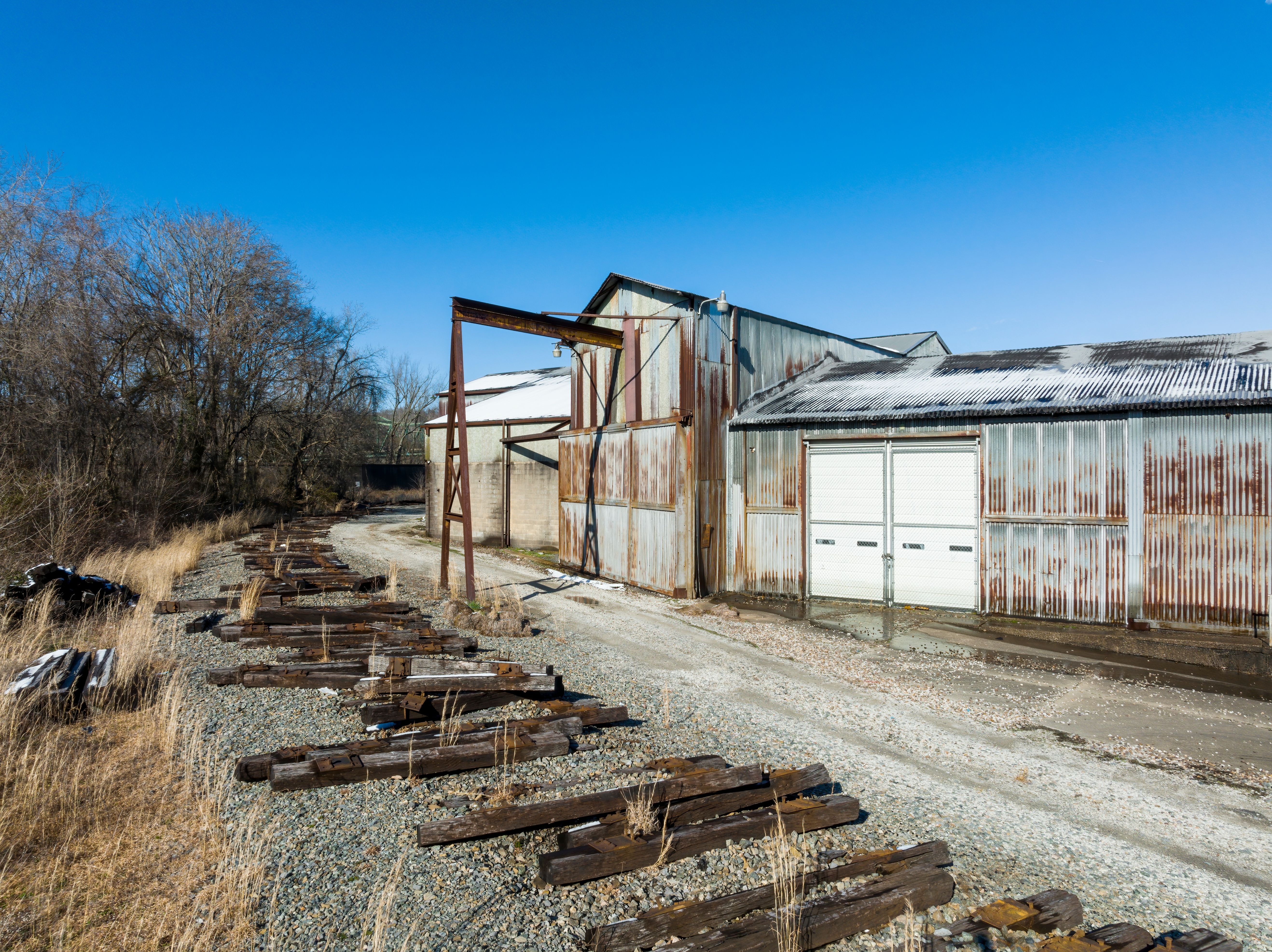 Abandoned industrial building in Huntington, WV