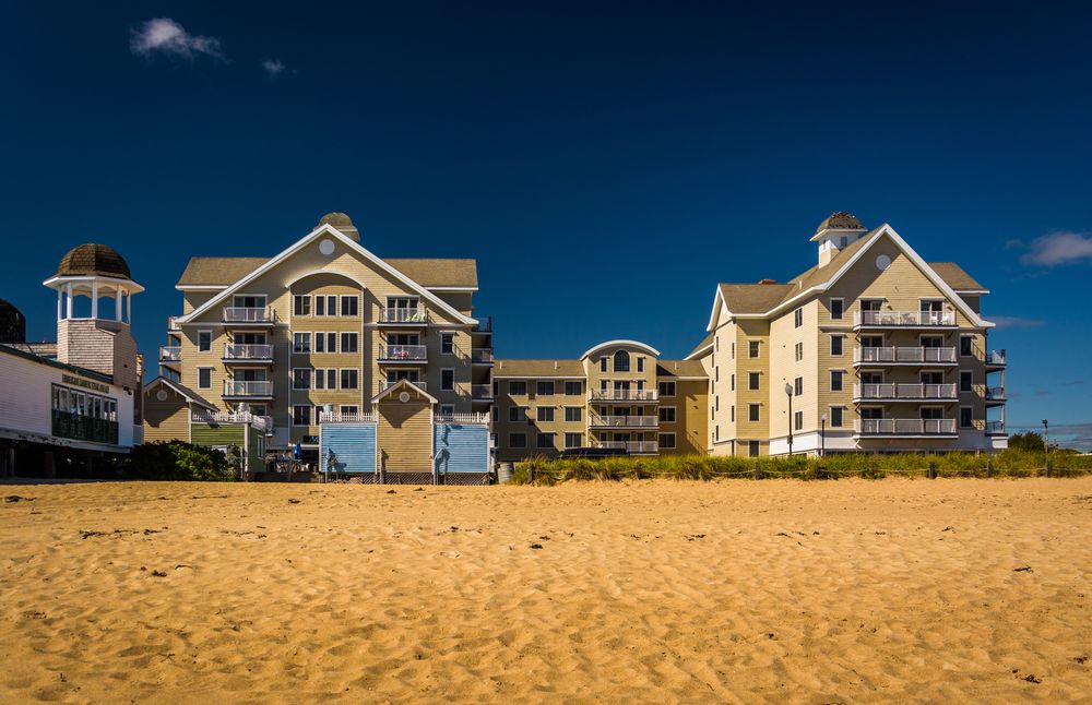 Beachfront condos in Old Orchard Beach, Maine