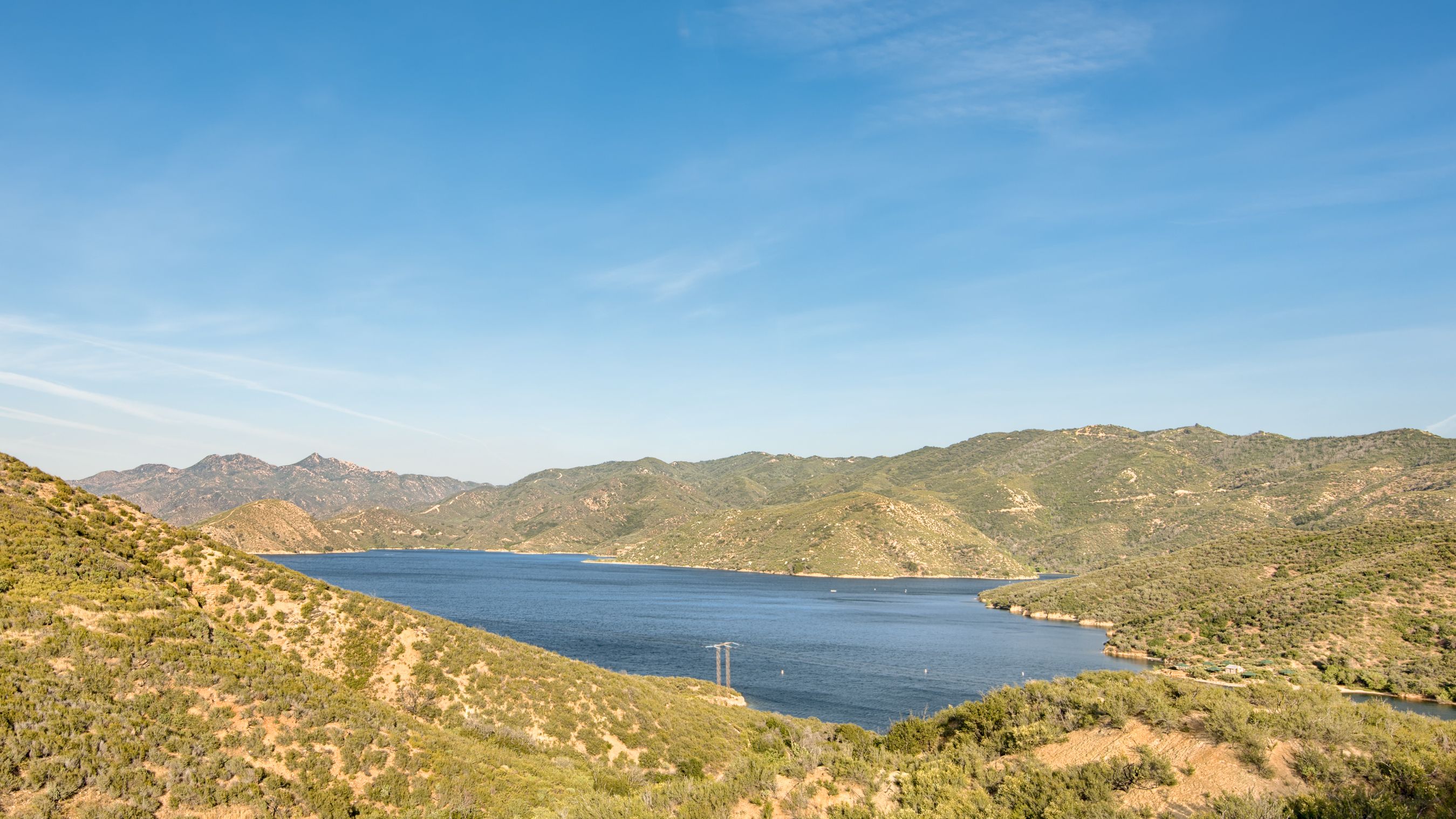 Silverwood Lake Overlook do Rim of the World Scenic Byway