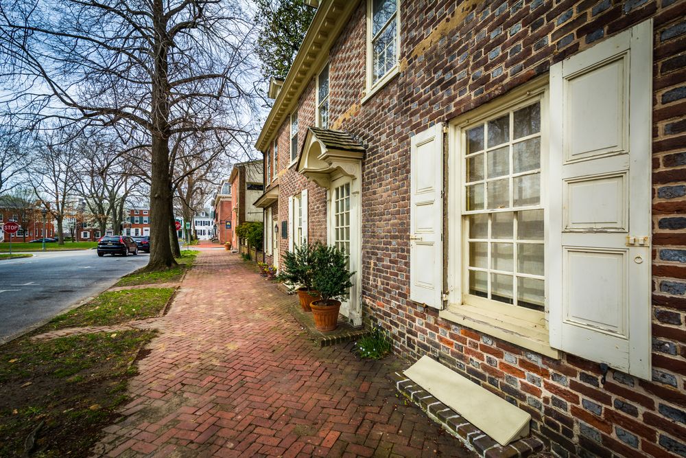 Historic Brick House in Dover, Delaware