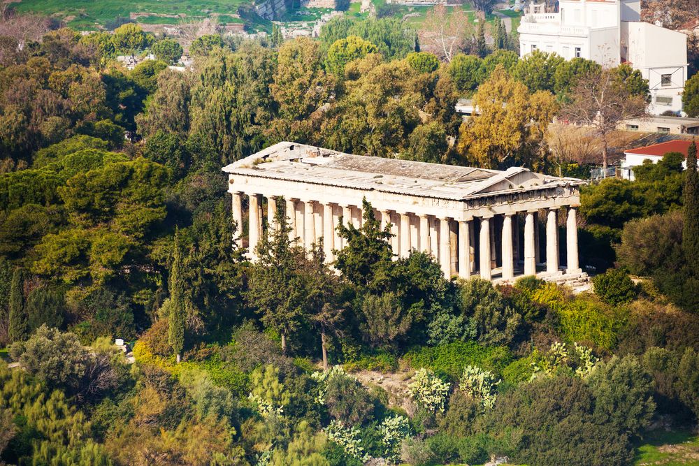 Temple of Hephaestus Theseion in Athens, Greece