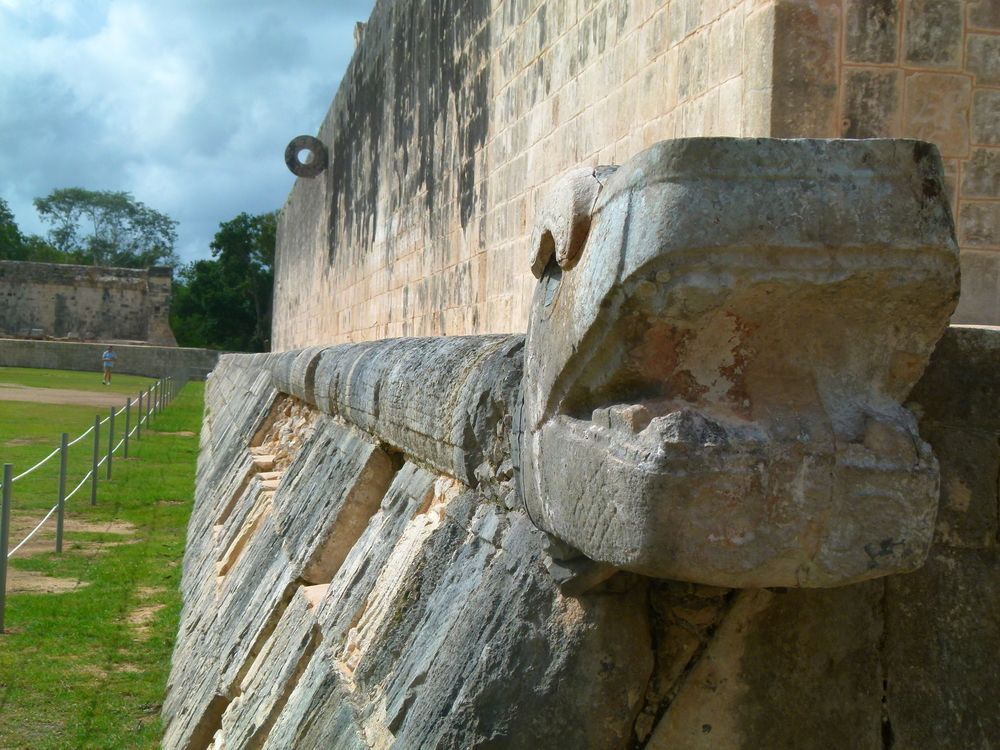 The Maya ball game site