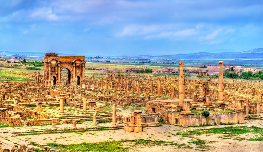 Timgad, ruins of a Roman-Berber city