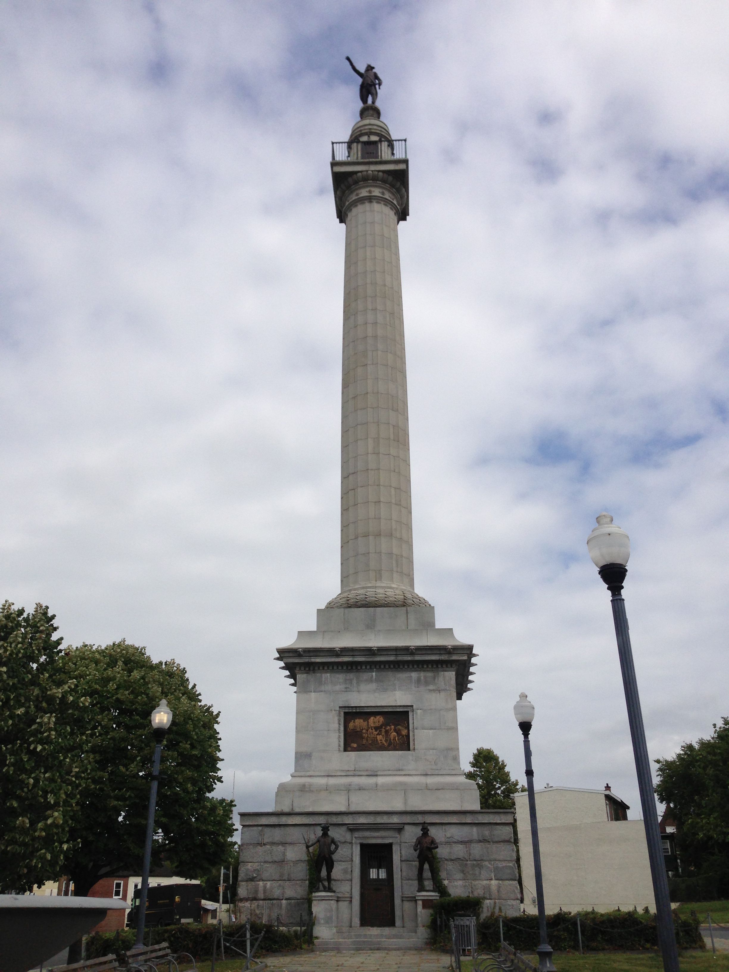 A view of the Trenton Battle Monument